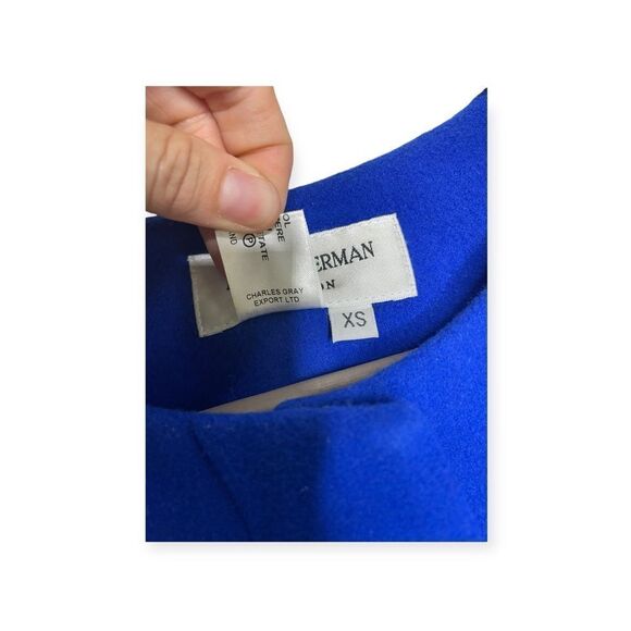 Helene Berman London Royal Blue Coat Size XS - Picture 5 of 11